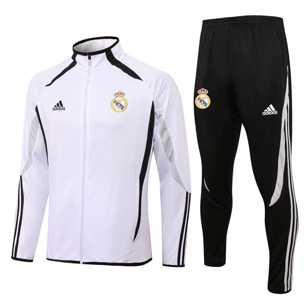 Trainingsanzug Real Madrid 2022-23 Weiß Schwarz